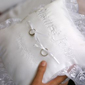 White Ring Pillow